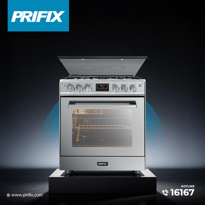 Prifix G70 gas cooker with half safety